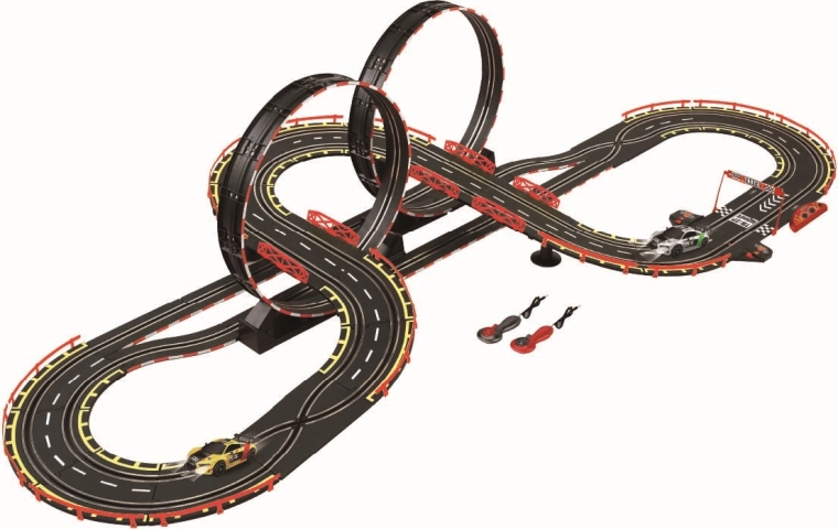 Hyper Circuit Slot Car Track with AUDI Cars