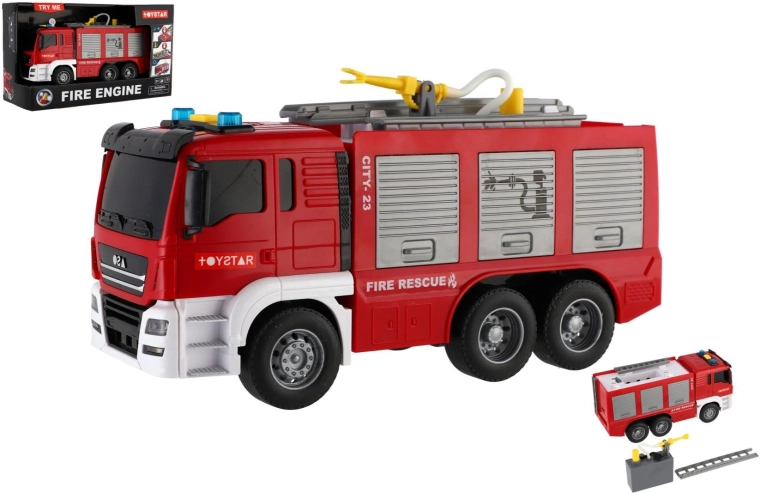 Gaisrinis automobilis 25 cm su šviesa ir garsu
