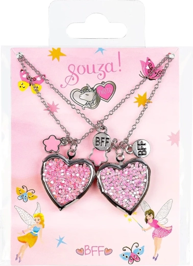 Souza! BFF Heart2 Heart Necklace Gift Set - 2 pcs