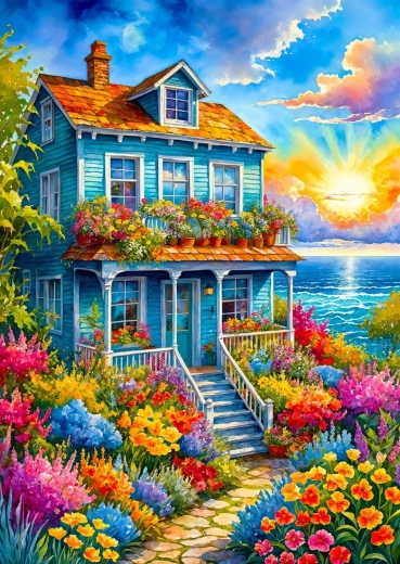 Enjoy Puzzle Ocean Garden 1000 Pieces