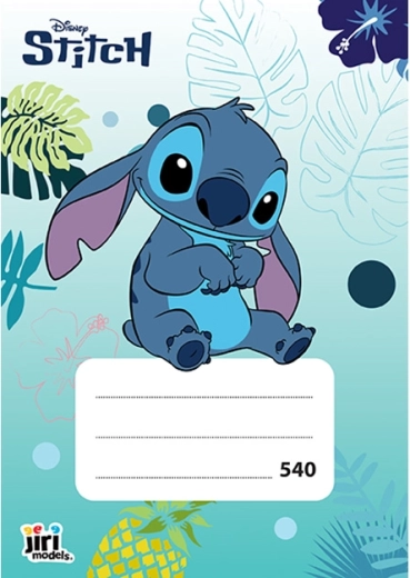 A5 Lilo & Stitch School Notebook (Blank Pages), 40 Sheets