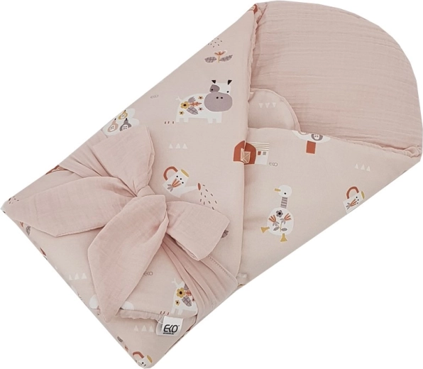 Soft muslin and hypoallergenic filling