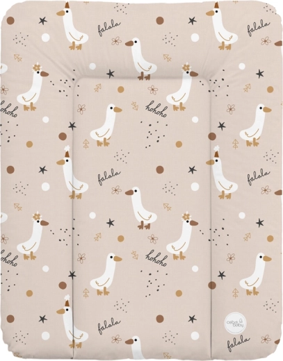 Ceba Baby minkštas pervystymo kilimėlis ant komodos 50 × 70 cm Basic Crazy Ducks