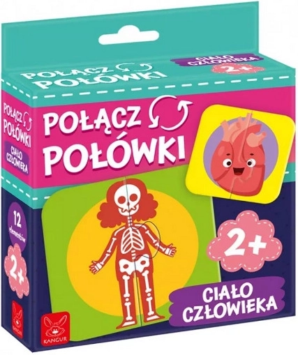 Sujunk puses – žmogaus kūno edukacinė dėlionė