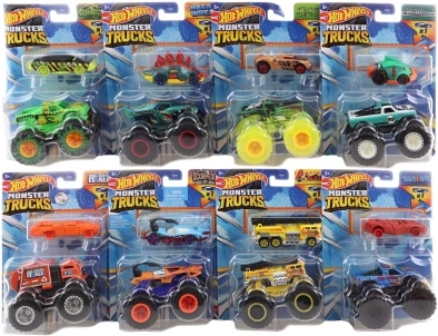 Hot Wheels Monster Trucks 1:64 mastelis su angliuku