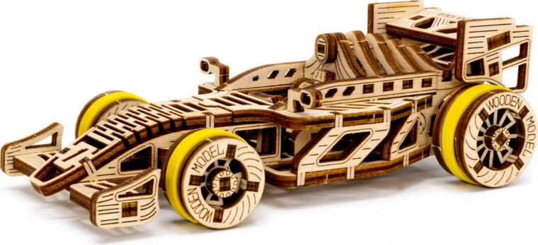 Wooden 3D Puzzle Racing Car