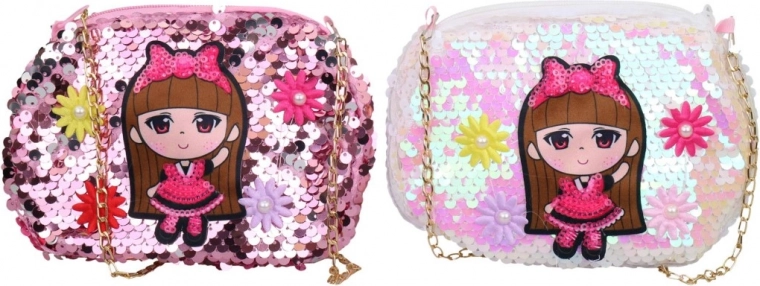 Shoulder handbag in two colours