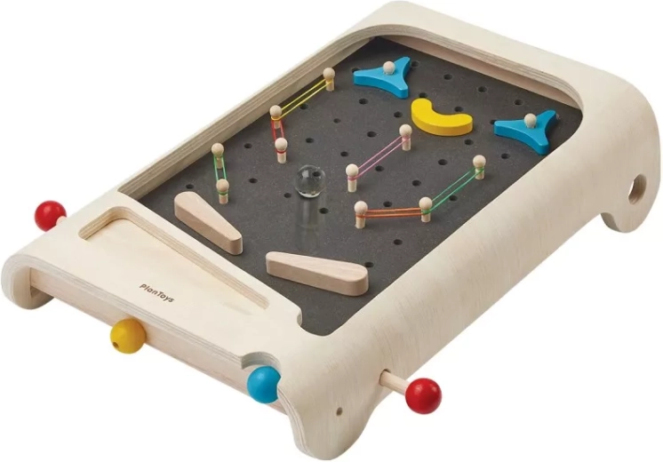 PlanToys medinis pinbolas