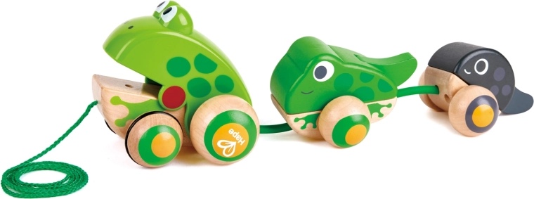 Pull-Along Frog Family