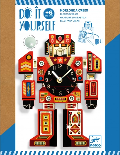 DIY Clock Robot DJECO