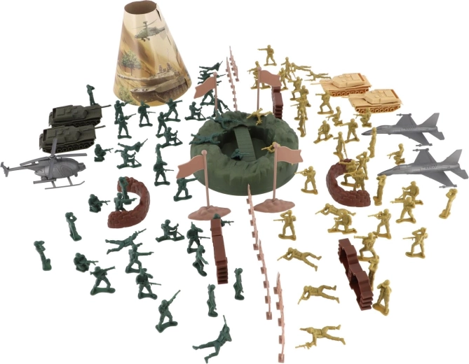 Įvairios figūrėlės ir transporto priemonės