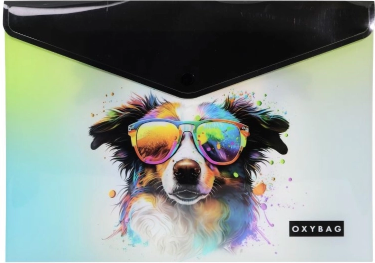 Oxybag aplankas su spaude A4 Crazy Animals – šuo