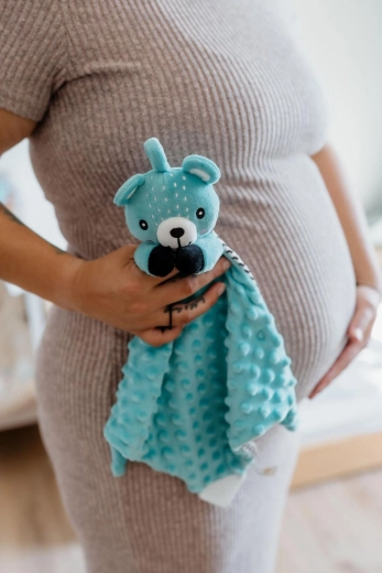 Raminantis minky su 3D taškeliais