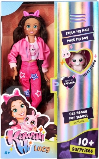 Lėlė „Kawaii Hi Lucy“ ir triušiukas Momo