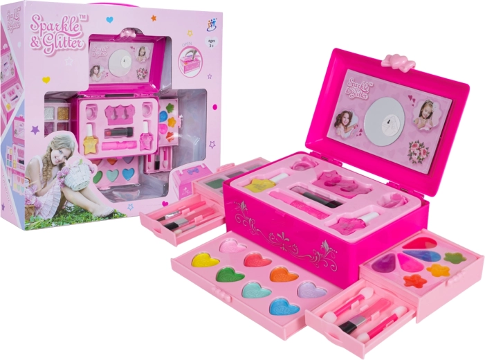 Pink Beauty Set for Little Stylists in a Case
