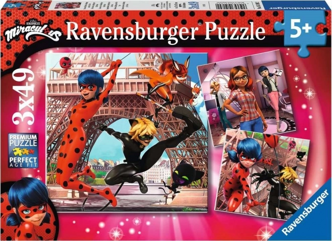 Vaikiškos dėlionės RAVENSBURGER MIRACULOUS 3×49 dalių