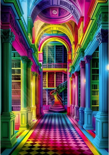 Clementoni dėlionė ColorBoom: Athenaeum 1000 dalių