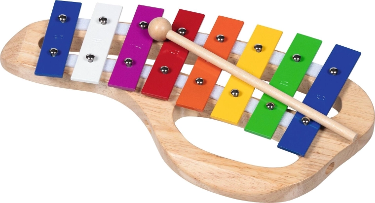 Colorful keys for easy learning of tones