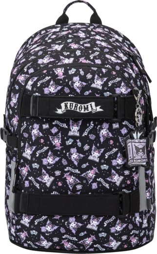 Mokyklinė kuprinė Baagl Skate Kuromi Black