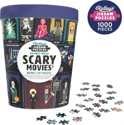Dėlionė RIDLEY’S GAMES Bucket List: 50 siaubo filmų – 1000 detalių