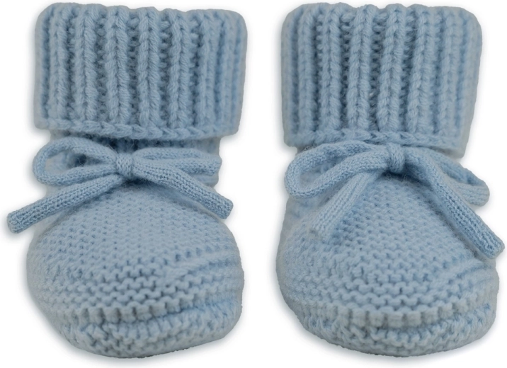 Lodger merino booties blue fogg 6–12 months
