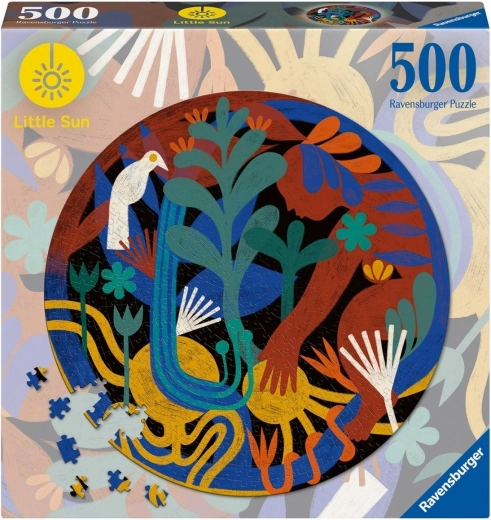 Dėlionė RAVENSBURGER 500 dalių – Mažos saulės: Pokytis (apvali)