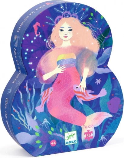 Djeco puzzle mermaid Ella 36 pieces