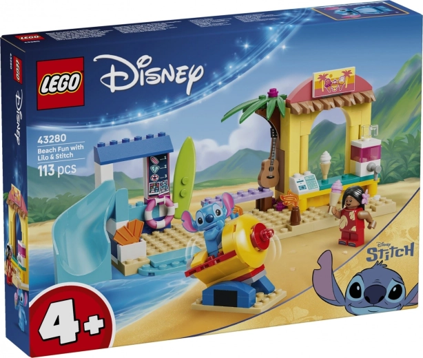 LEGO Disney pramogos paplūdimyje su Lilo ir Stiču