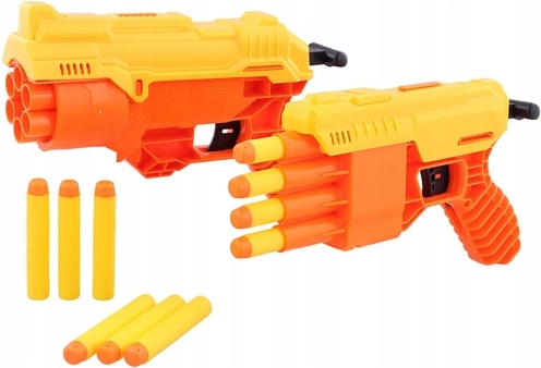 Two blasters for instant two-player fun