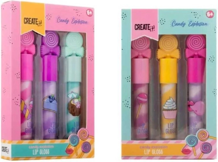 Create It! Candy Lip Gloss Set (3 pcs)