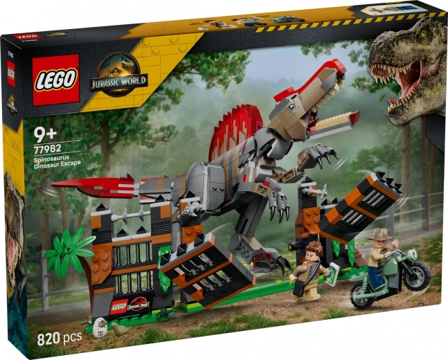 LEGO Jurassic World spinozauro pabėgimas 77982