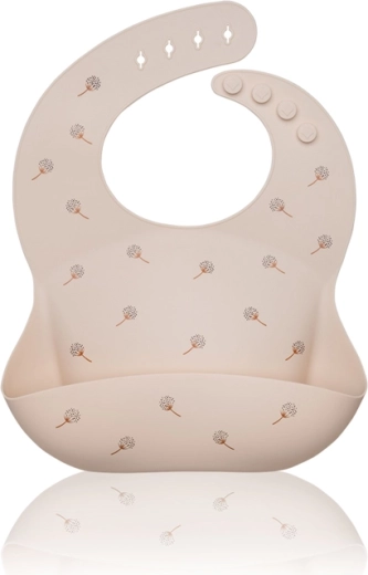Petite&Mars silikoninis seilinukas Sam Beige Dandelion