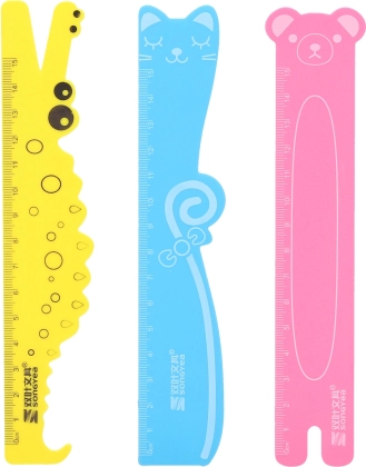 Gyvūnėlio formos liniuotė 15 cm