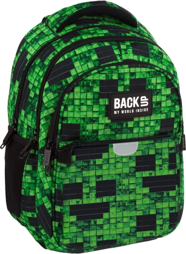 BackUP Slinker green school backpack 24 l