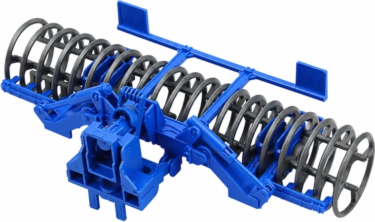 Attachable agricultural roller like real machines