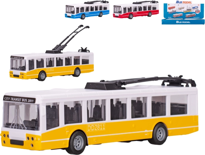 Troleibusas su inerciniu mechanizmu 17 cm