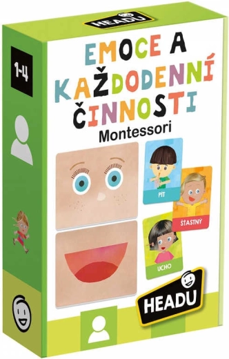 Headu Montessori emocijų išraiškos ir kasdienės veiklos – mokomasis žaidimas
