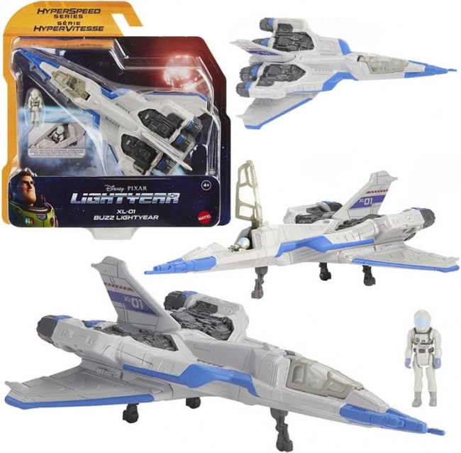 Mattel kosminis laivas Buzz Lightyear Hyperspeed su figūrėle – XL-01