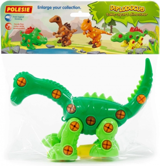 Prisukamas dinozauras Diplodocus