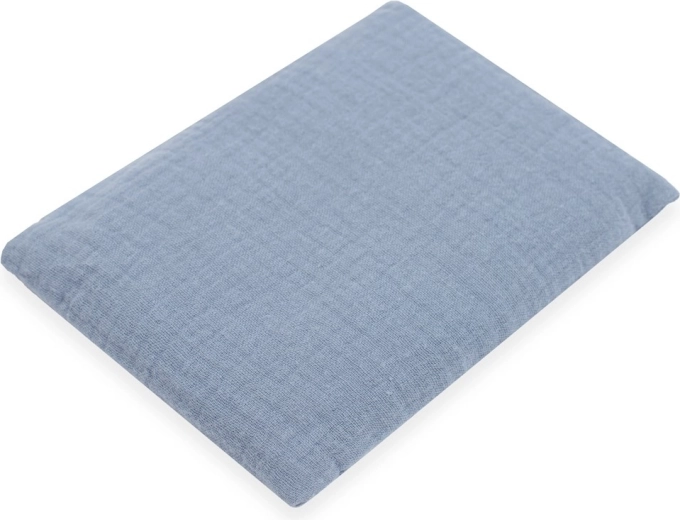 Muslin warming and cooling pillow with cherry pits NEW BABY Standard, blue