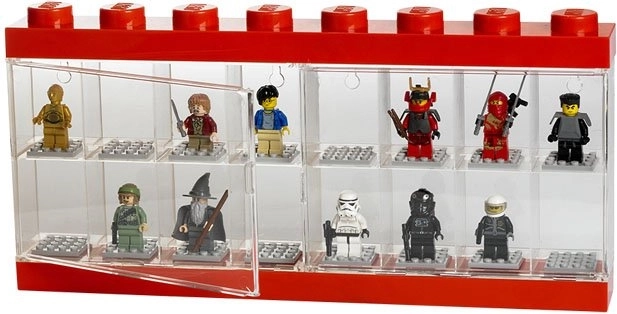 Saugus 16 minifigūrėlių tvirtinimas