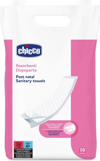 Chicco pogimdyminiai įklotai, 30 vnt.