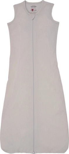 Lodger Hopper cotton sleeveless sleeping bag Seersucker steel 50/62