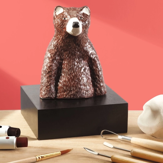 Molio modeliavimo rinkinys Atelier – kūrybinis rinkinys meškiukui pagaminti