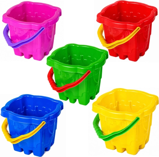 Sand castle bucket – assorted colors