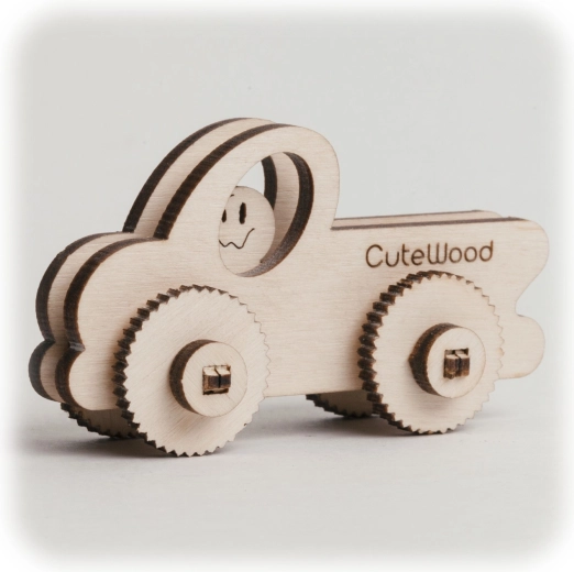 CuteWood medinė 3D dėlionė Pick-up