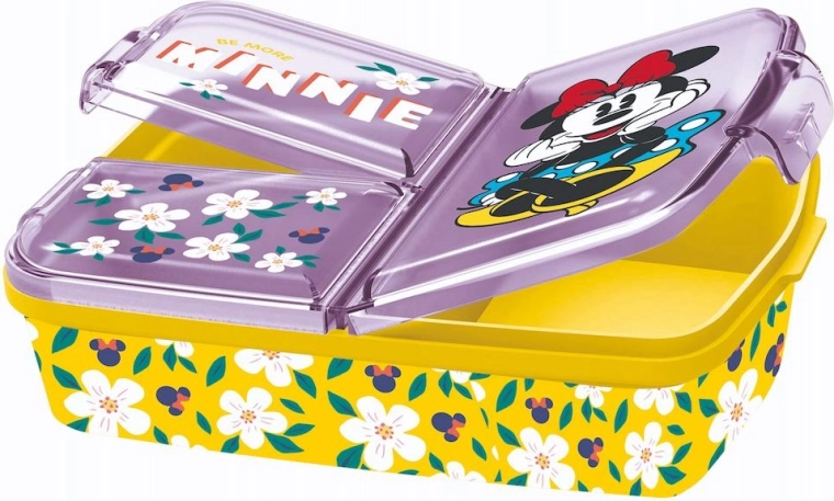 Užkandžių dėžutė Minnie plastikinė 18 × 13,5 × 5,5 cm