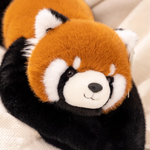 Large plush panda for cuddling
