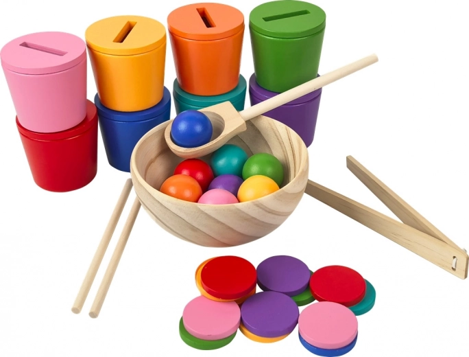 Spalvų rūšiavimas ir smulkiosios motorikos lavinimas