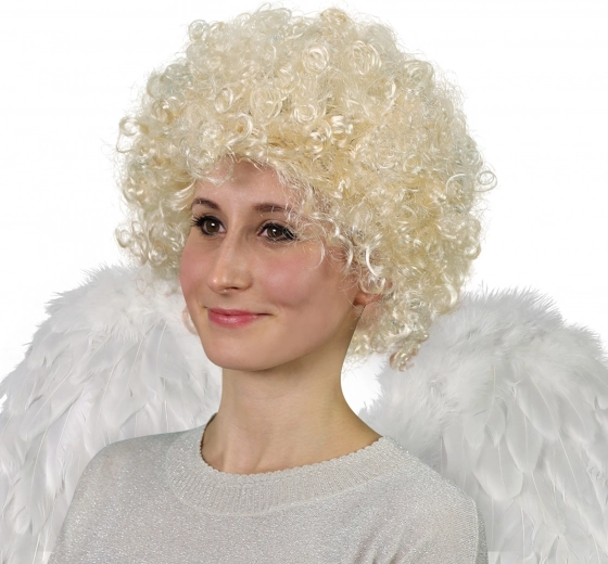 Short angel wig with curls